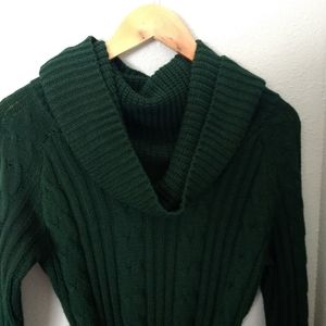 Jessica Simpson Dark Green Sweater Dress S
